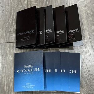 10 pieces Dolce & Gabbana and Coach mens Samples